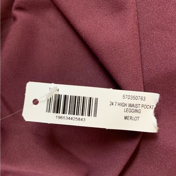 SOMA 24/7 High Waist Pocket Leggings Merlot Size XL - Picture 12 of 12